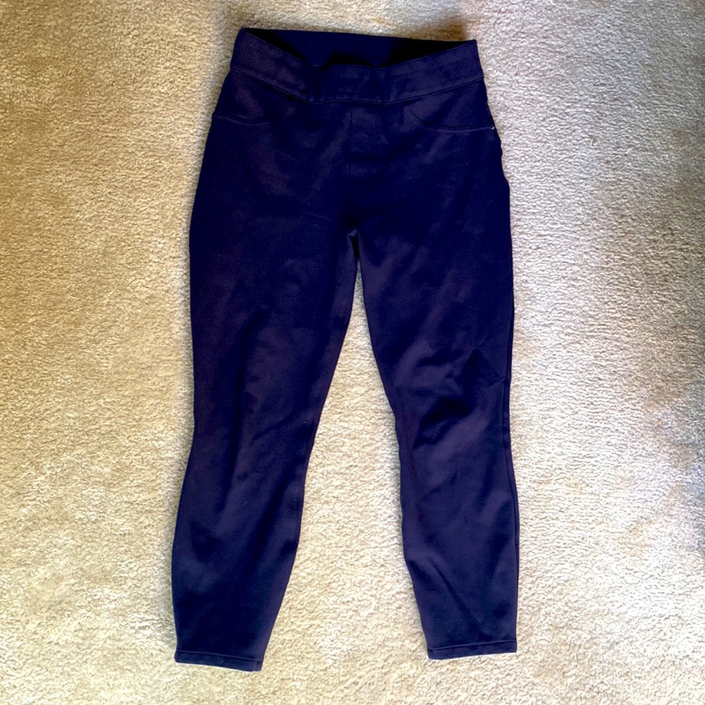 Spanx The Perfect Pant Ankle Legging 4 Pocket in Medium petite, Navy